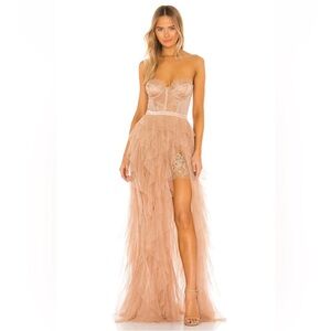 For love and lemons bustier gown